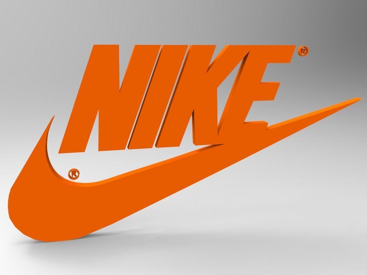 Nike Logo - VR / AR ready Nike Logo 3D Model Free