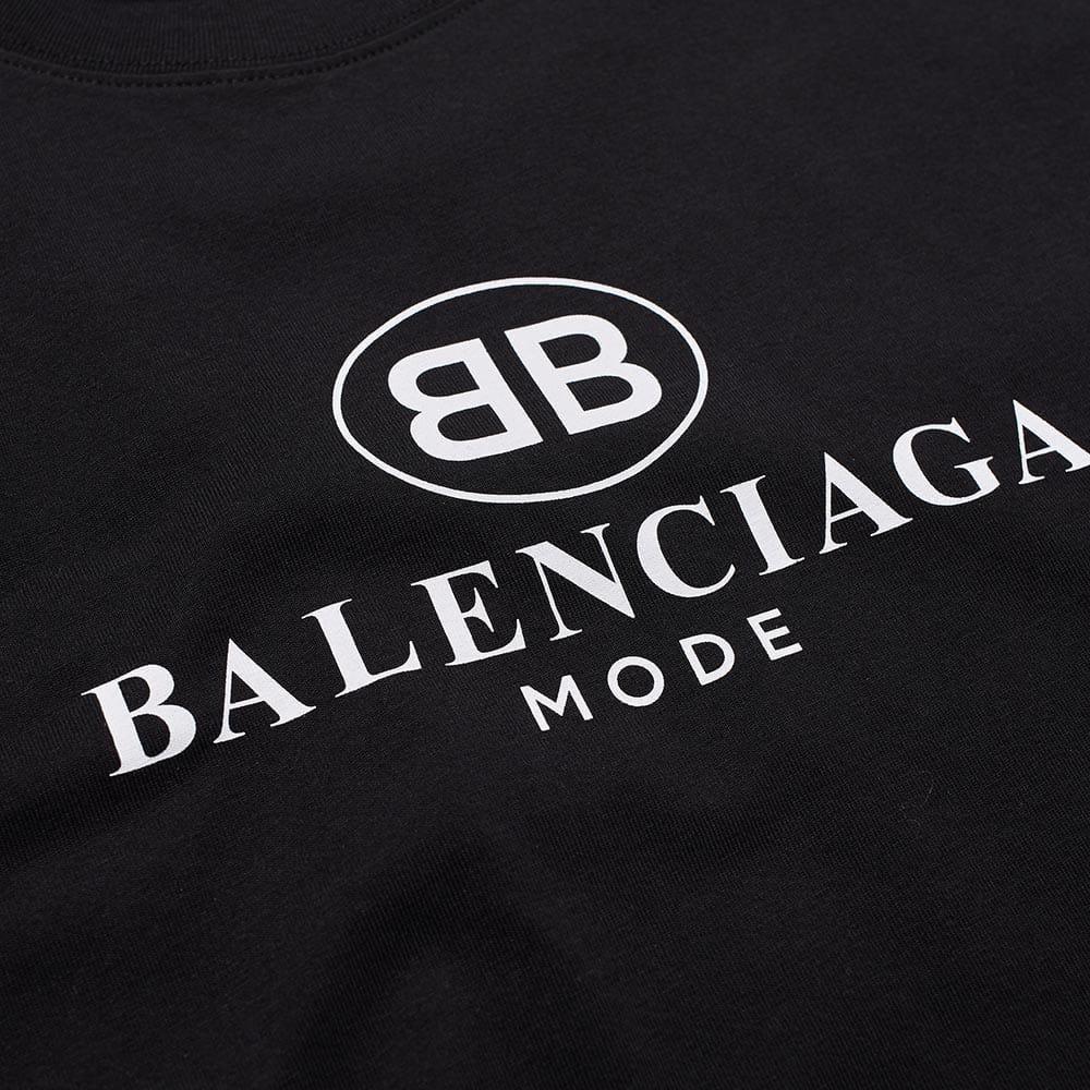 Balenciaga Logo - Lyst - Balenciaga Mode Logo Tee in Black for Men