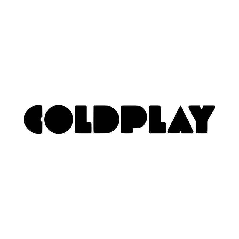 Coldplay Logo - Coldplay Band Logo Vinyl Decal Sticker