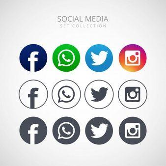 Facebook and Instagram Logo - Facebook Twitter Instagram Vectors, Photo and PSD files