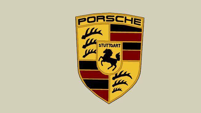 Porsche Logo - Porsche Logo | 3D Warehouse