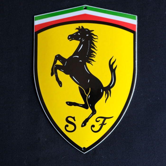 Ferrari Logo - Ferrari logo - enamel - 21st century - Catawiki