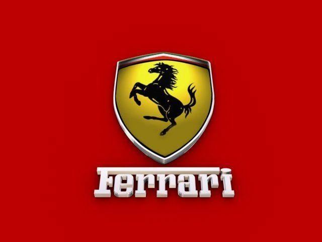 Ferrari Logo - Ferrari Logo 3D Model in Parts of auto 3DExport