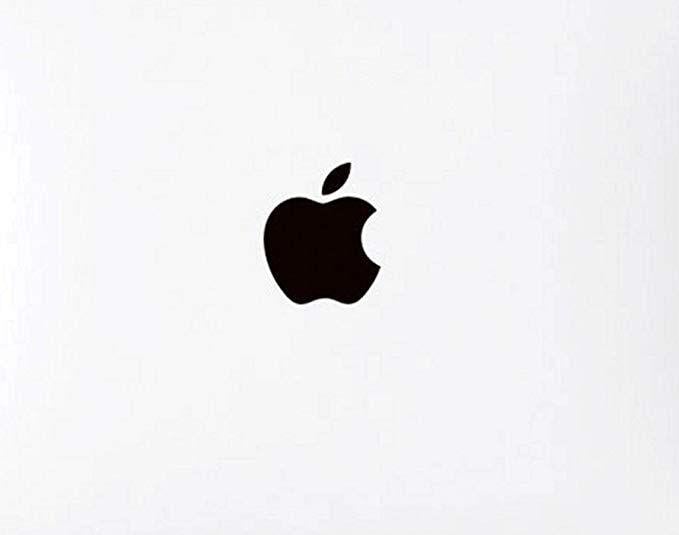 Apple Logo - Wallner 5pcs in set metal Black Apple Logo Overlay metal