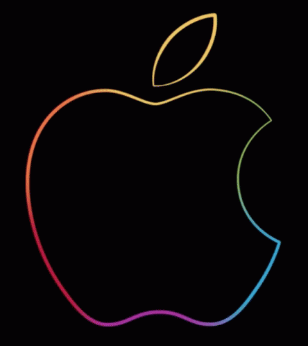 Apple Logo - Apple Logo GIF Logo Rainbow & Share GIFs