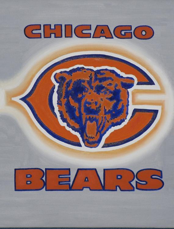 Chicago Bears Logo - Chicago Bears logo DIGITAL | Etsy