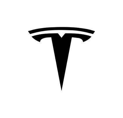 Tesla Logo - Tesla Logo Macbook Laptop Car Die Cut Vinyl Decal 1.2