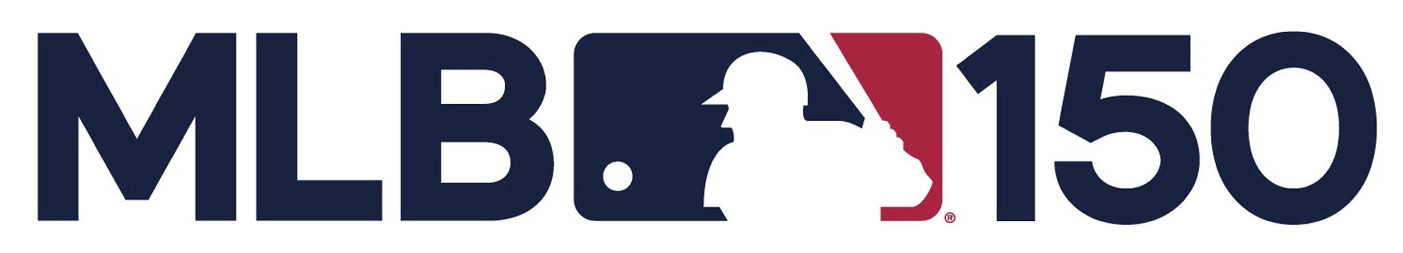 MLB Logo - MLB's 150th anniversary logo features silhouetted batter