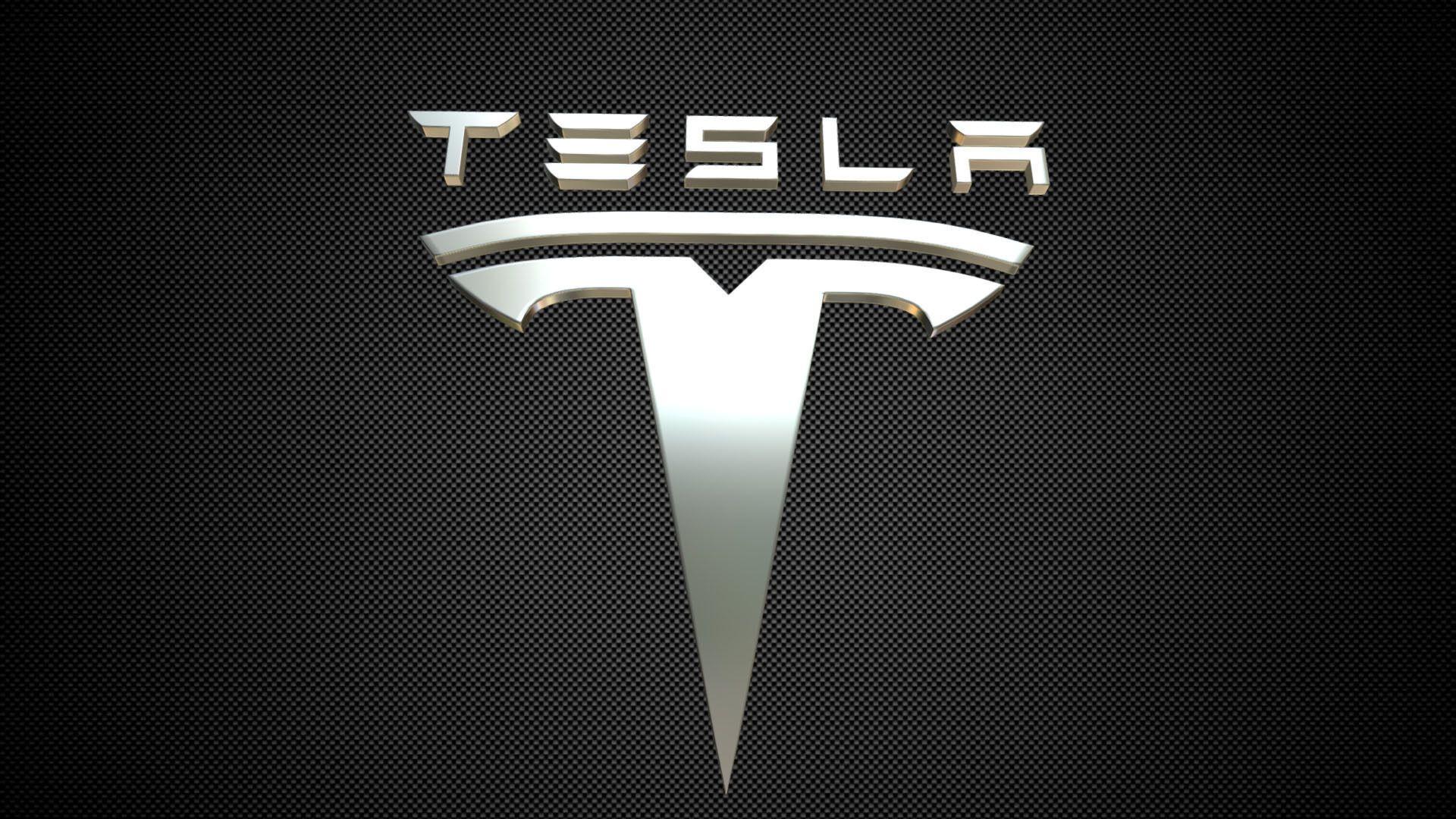 Tesla Logo - 3D model tesla logo