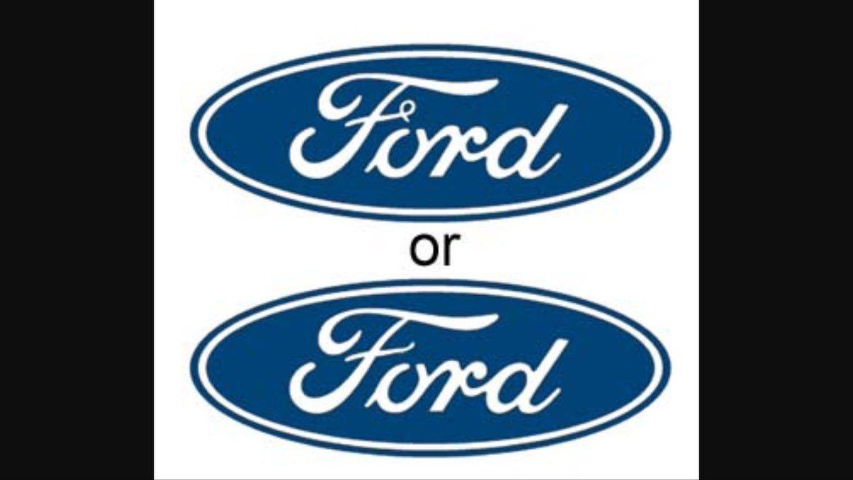 Ford Logo - The Mandela Effect believe that the ford logo does