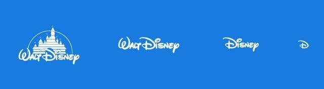 Disney Logo - Responsive logos and abstraction in design