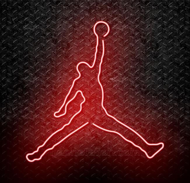 Jordan Logo - Buy NBA Michael Jordan Jumpman Logo Neon Sign Online // Neonstation