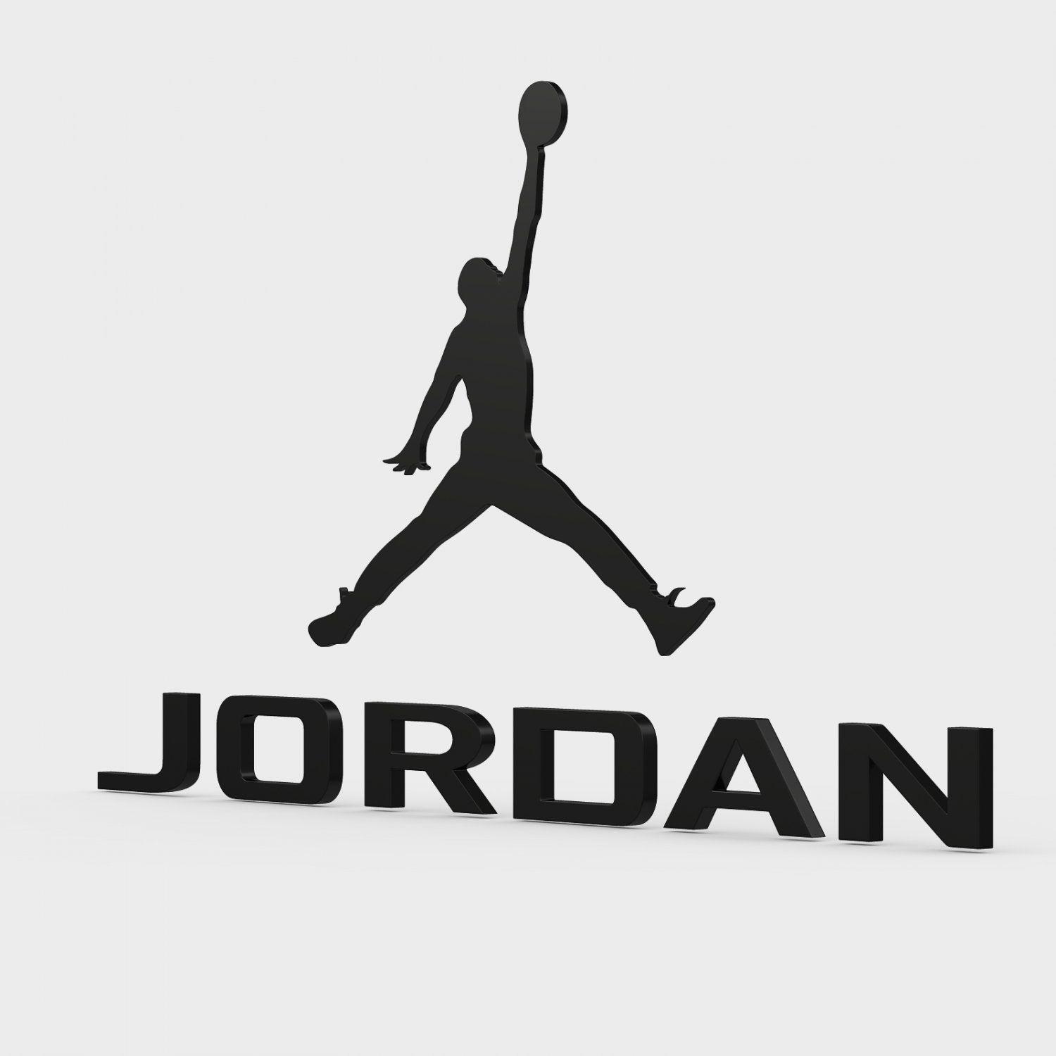 Jordan Logo - Jordan logo 3D Model in Other 3DExport