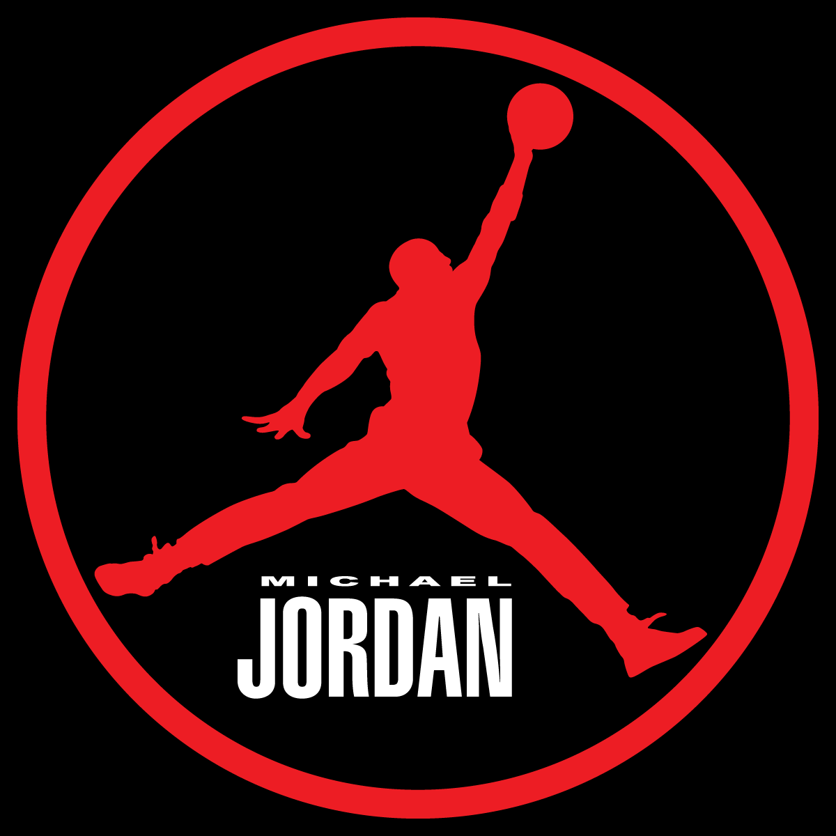Jordan Logo - Michael Jordan Jumpman Basketball Logo Vector Clipart. Free Vector