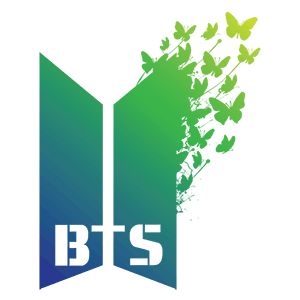 BTS Logo - Pillow Case BTS Logo Butterfly BOX TODAY