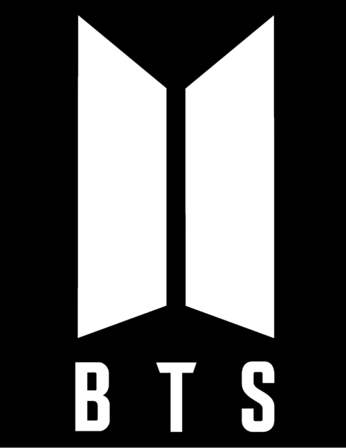 BTS Logo - Logo de BTS sin fondo dentro de las letras y el logo. PNG
