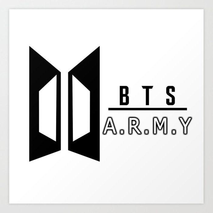 BTS Logo - BTS ARMY Logo Art Print
