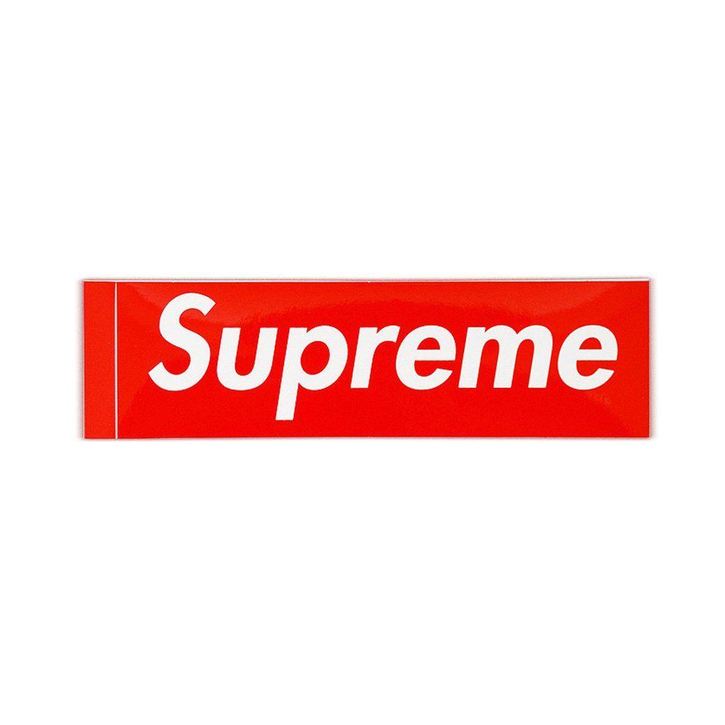 Supreme Logo - Supreme Box Logo Sticker – Streetwear Official