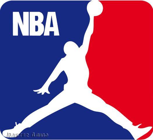 NBA Logo - Michael Jordan NBA Logo haha cool. His Airness. NBA, Michael