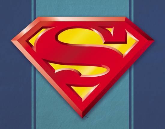 Superman Logo - Superman Logo Tin Sign at AllPosters.com