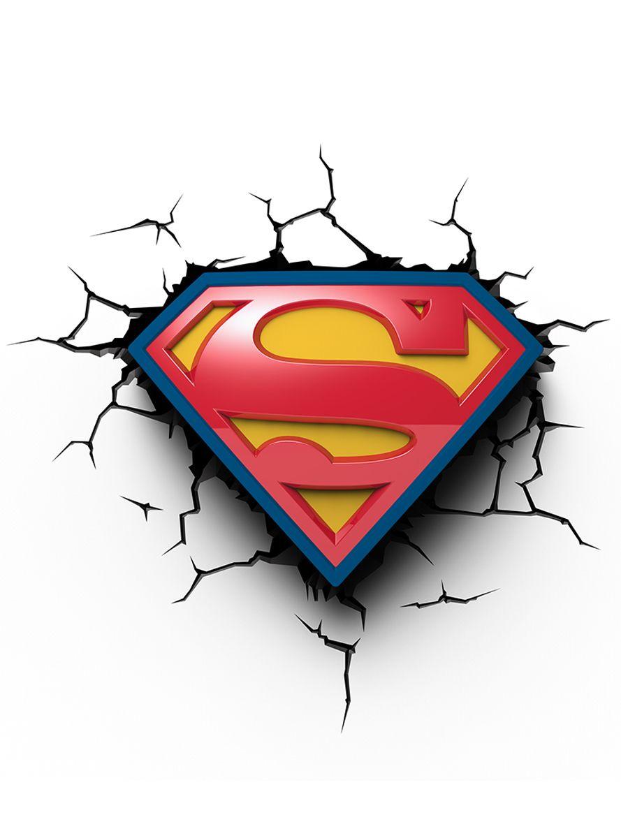 Superman Logo - 3D Deco Light Superman logo *official* for fans | Funidelia