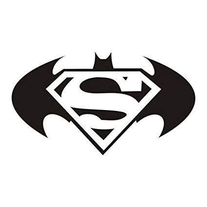 Superman Logo - Indiashopers Batman Superman Logo Racing Windows, Sides, Hood