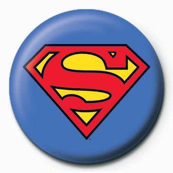 Superman Logo - SUPERMAN Badge. Button. Sold at Abposters.com