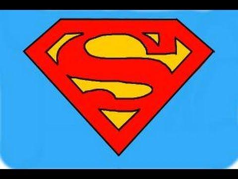 Superman Logo - How to draw Superman Logo - YouTube