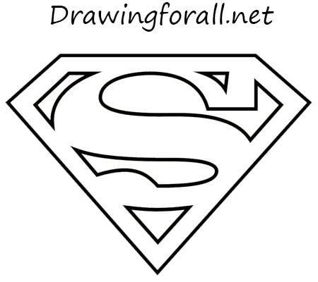 Superman Logo - How to Draw the Superman Logo | DrawingForAll.net