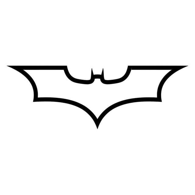 Batman Logo - 19*6.8CM Batman Logo Dark Knight Fashion Decal Car Body Car Styling