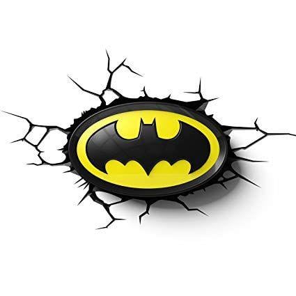 Batman Logo - 3DLightFX Warner Bros DC Comics Batman Emblem Logo 3D